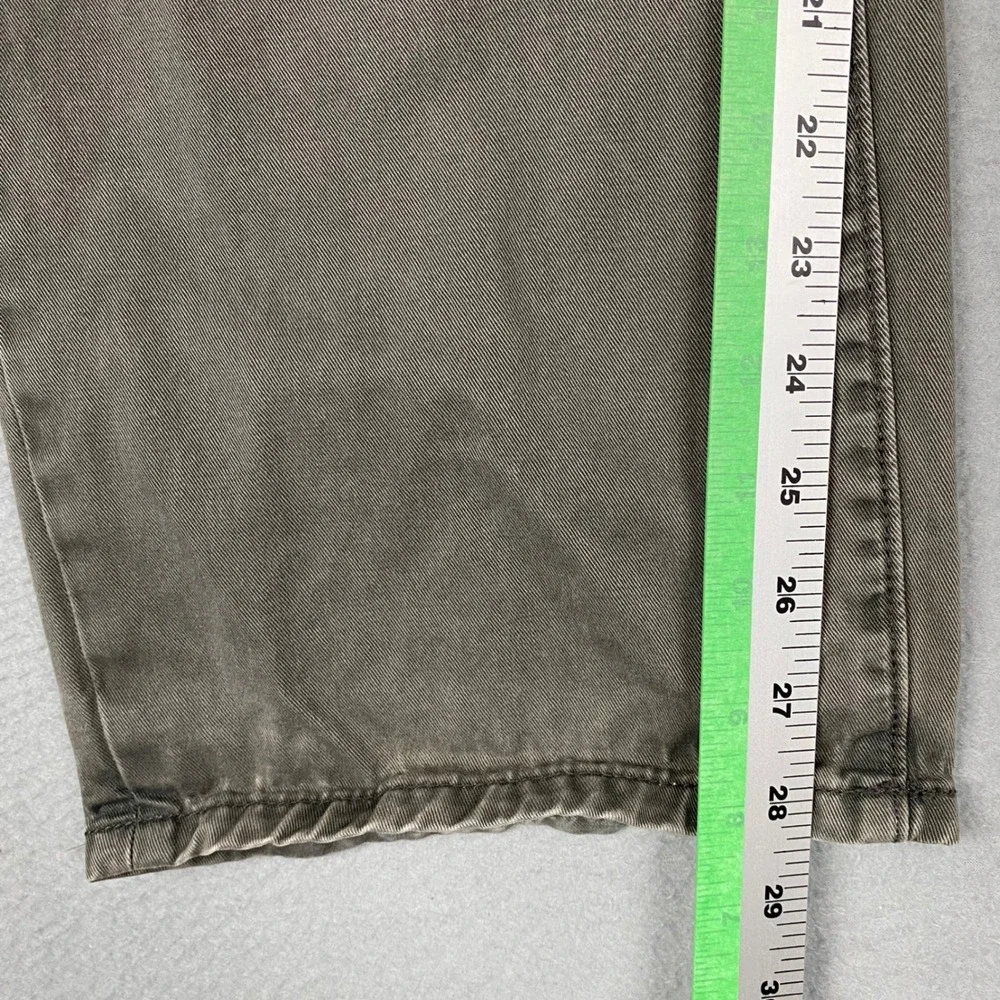 Eddie Bauer Legendwash Straight Fit Cotton Pants Mens 40 Gray Specially Dyed